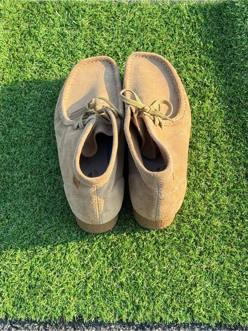 Clarks Originals Wallabee Boots Tan Suede Men’s 10.5